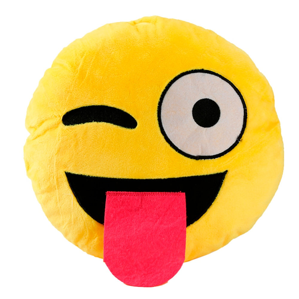Round Emoji Pillows
