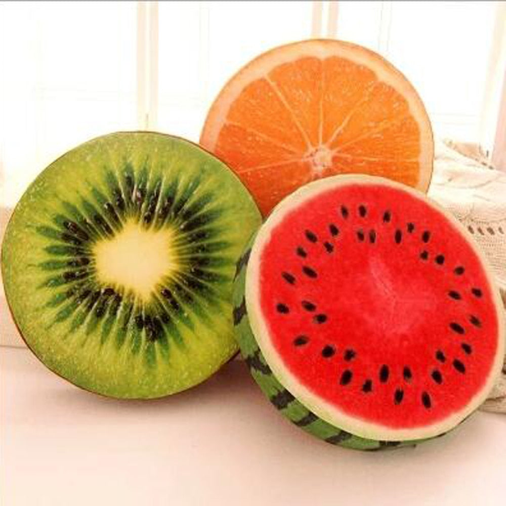 3D Fruit Cotton Cushion