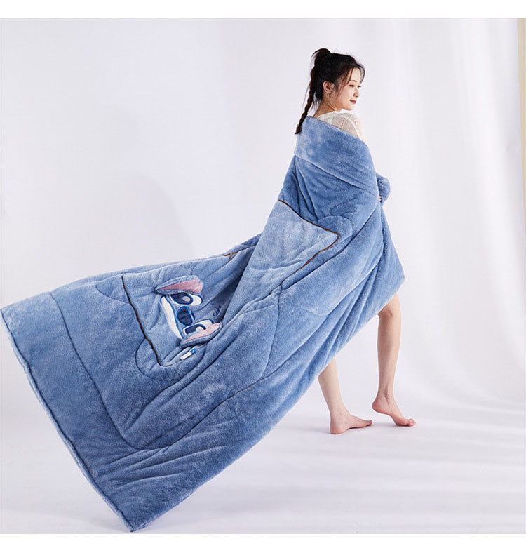 Stitch Blanket and Pillow Set