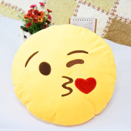Round Emoji Pillows