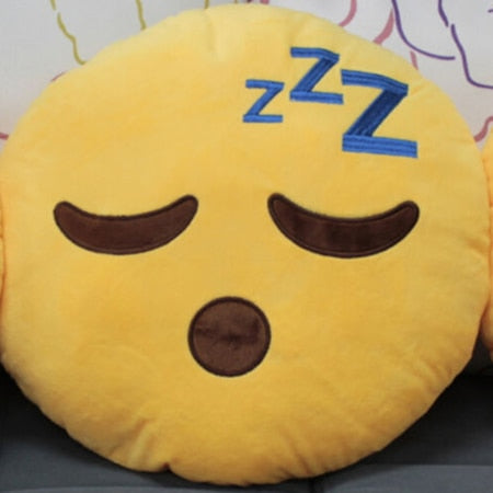 Round Emoji Pillows