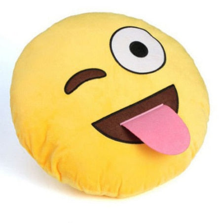 Round Emoji Pillows
