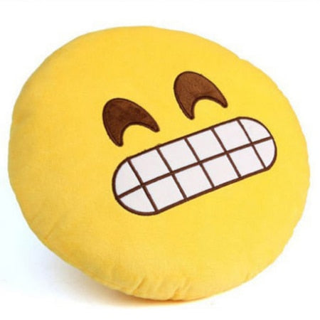 Round Emoji Pillows