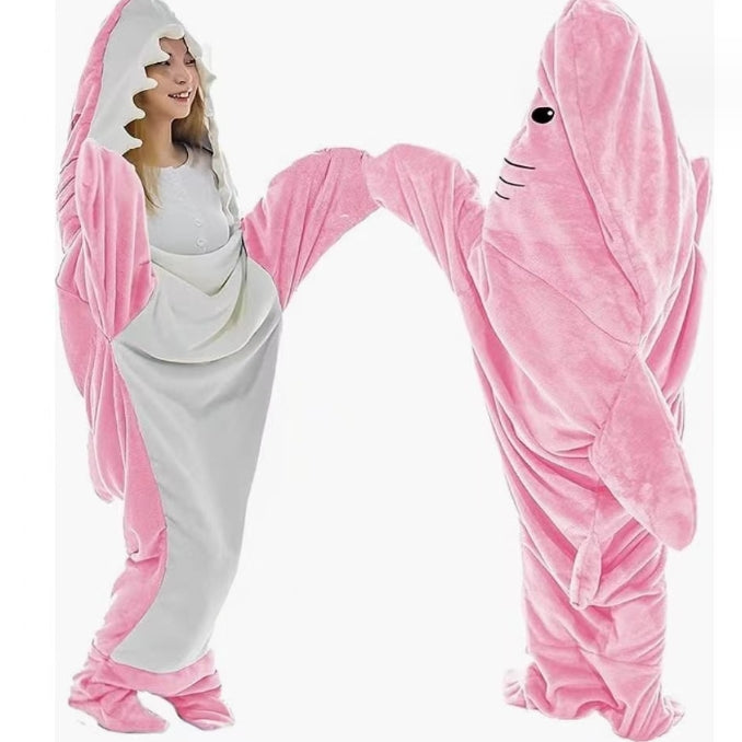 Cozy Shark Pajamas/Snuggle Hoodie
