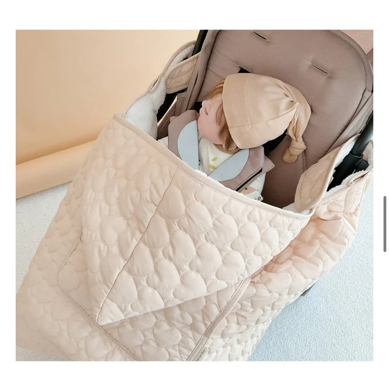 Quilted Baby Stroller Blanket (Windproof)