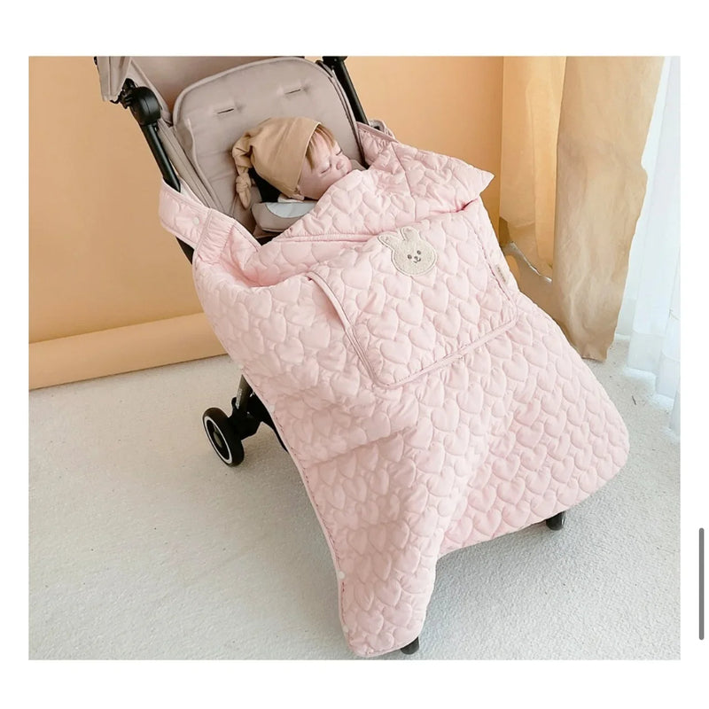 Quilted Baby Stroller Blanket (Windproof)