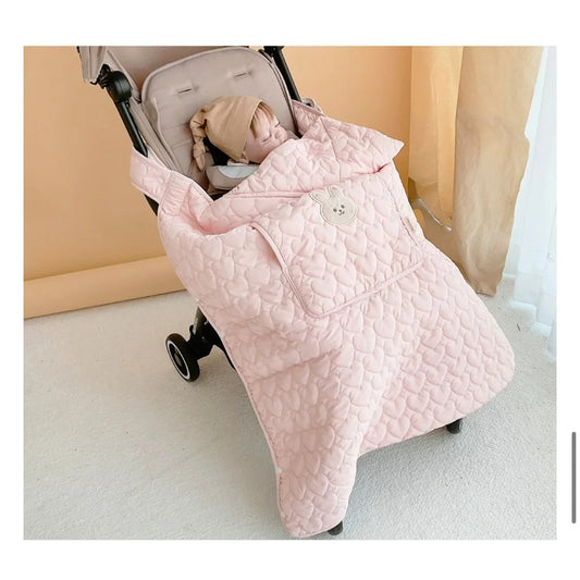 Quilted Baby Stroller Blanket (Windproof)
