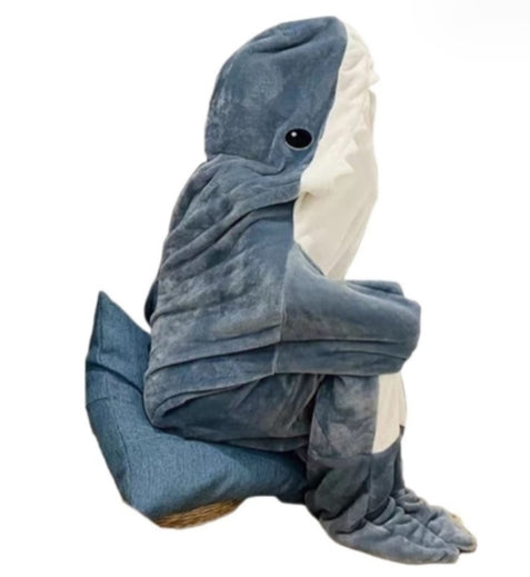 Cozy Shark Pajamas/Snuggle Hoodie
