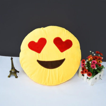 Round Emoji Pillows