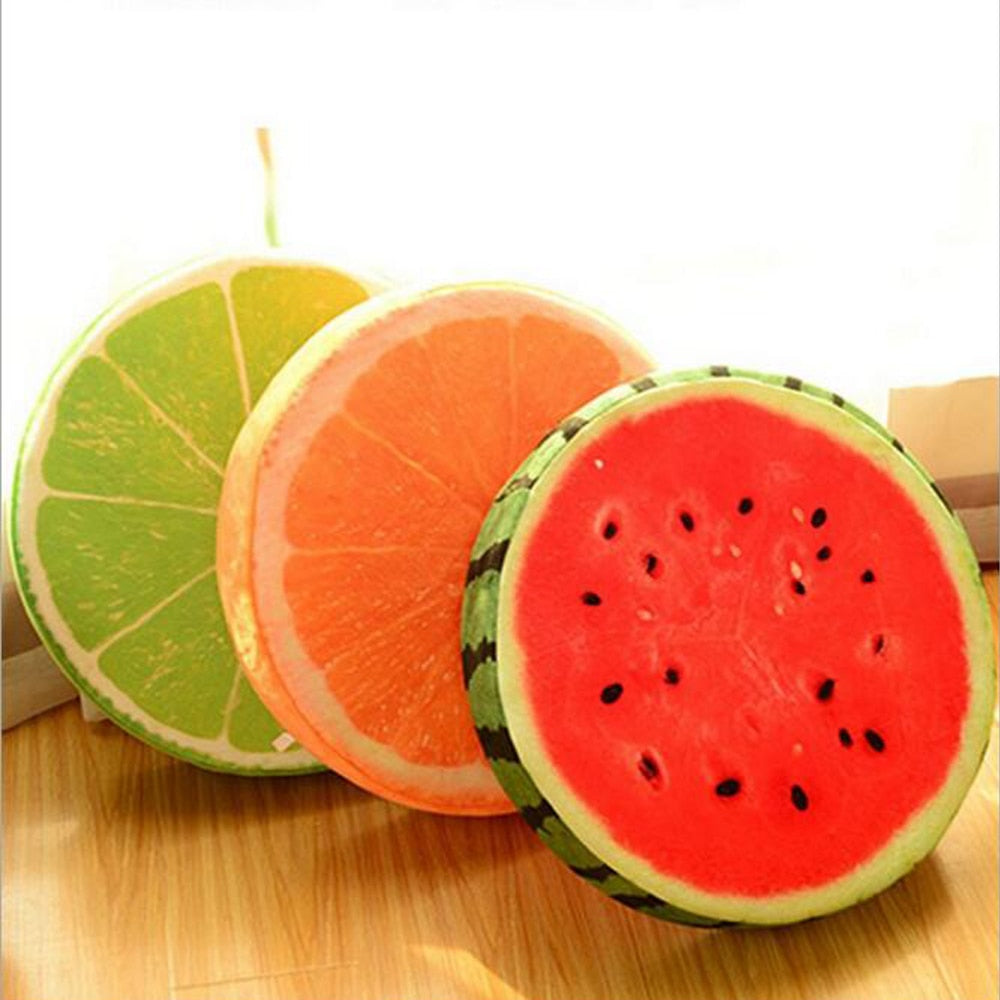 3D Fruit Cotton Cushion