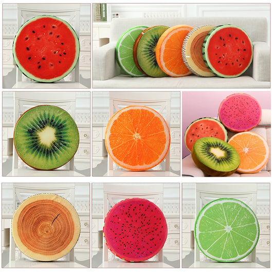 3D Fruit Cotton Cushion