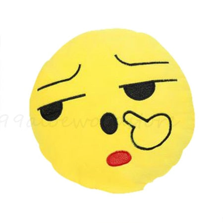 Round Emoji Pillows