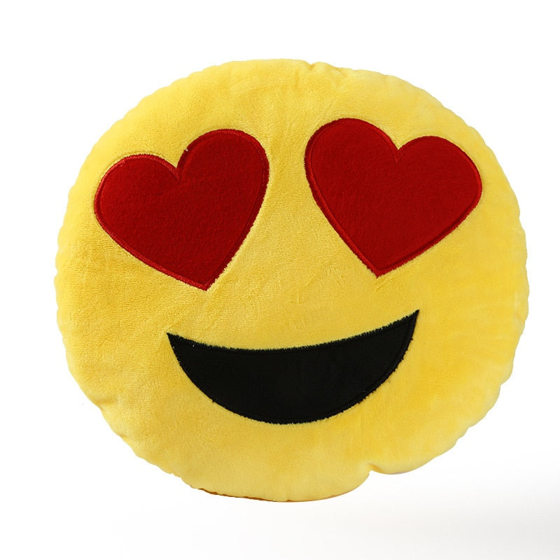 Round Emoji Pillows