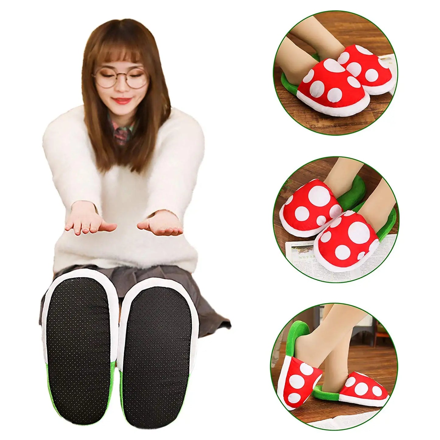 Super Mario Piranha Plant Slippers